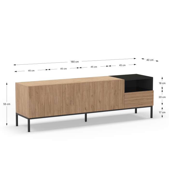 Mueble Televisión Roque : Elegancia y Funcionalidad para tu Hogar