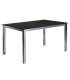Mesa elegante para cozinha e sala de jantar, design fixo moderno.