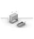 MD BLOCK Comoda 4 white drawers - Comodas and