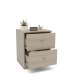 Frs Bedside Table 2 oak or white drawers -