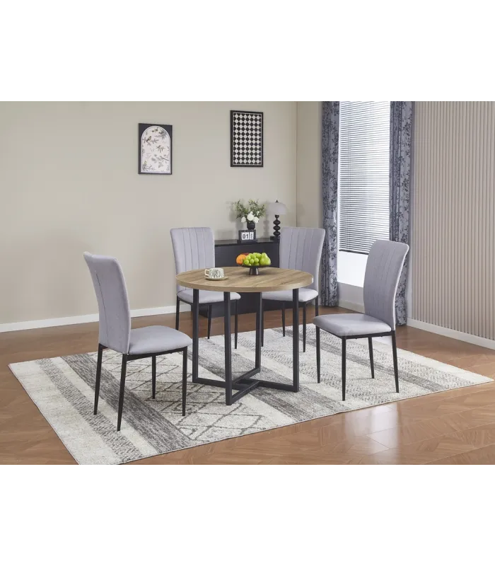 Mesa fixa para cozinha e sala de jantar, design moderno e elegante.