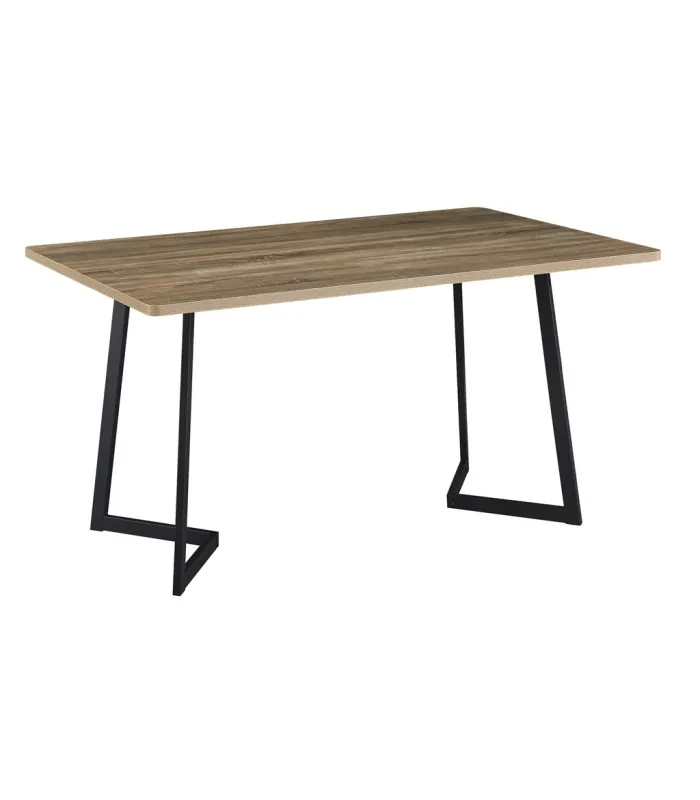 Mesa fija para cocina y comedor, diseño moderno y elegante.