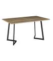 copy of Mesa para cocina, comedor fija Md-Peter patas acero efecto madera, 120cm(ancho) 75cm(altura) 70cm(fondo).