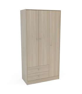 Guarda-roupa sabiote com portas e gavetas práticas