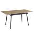 Mesa Tania roble aserrado, extensible, 120/150cm