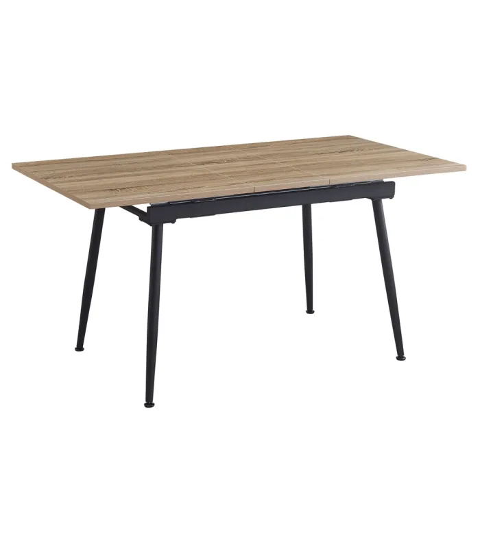 Mesa Tania roble aserrado, extensible, 120/150cm