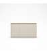 Mueble aparador modelo Doric 3 puertas 3 cajones interiores acabado blanco.