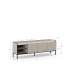 Mueble TV Calixto 3 puertas 2 huecos crema-negro 160cm