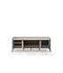 Mueble TV Calixto 3 puertas 2 huecos crema-negro 160cm