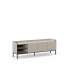 Mueble TV Calixto 3 puertas 2 huecos crema-negro 160cm