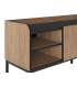Mueble TV Calixto 3 puertas, 2 huecos, roble sepet