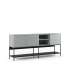 Mueble aparador modelo Doric 3 puertas 3 cajones interiores acabado blanco.