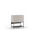 Mueble auxiliar mod. Nina 2 puertas crema/negro