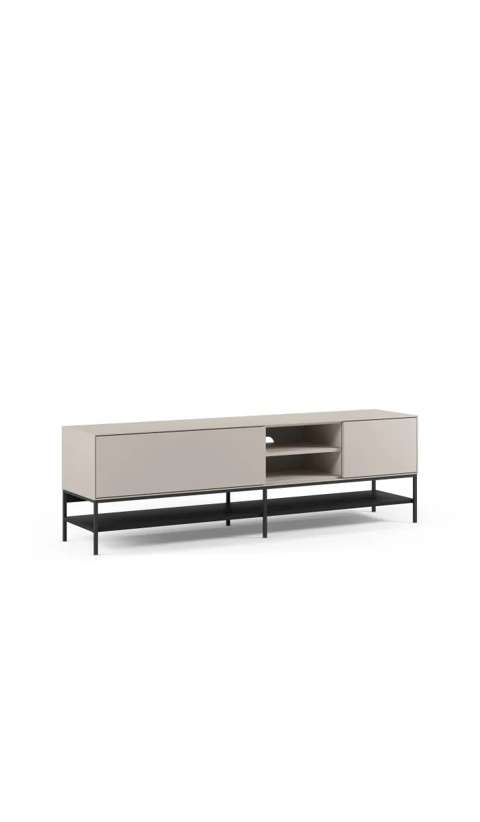 Mkric MUEBLE TV MONTE 1 PTA CORR/2C 160 CM GRIS