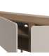 Mueble TV 3 puertas mod-Regina crema y roble sepeto