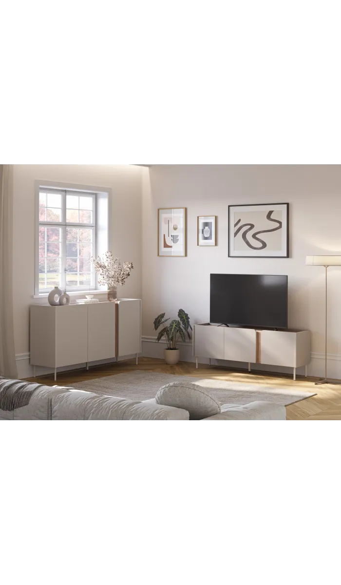 Suporte de TV Nina: Elegância e funcionalidade para sua casa.