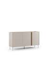 Aparador 3 puertas mod-Regina acabado crema/roble sepet, 150cm(ancho) 82.5cm(alto) 40.5cm(largo).