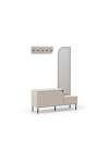 copy of Console cabinet Luz with drawer and mirror in Canadian oak and rust 0X6741F