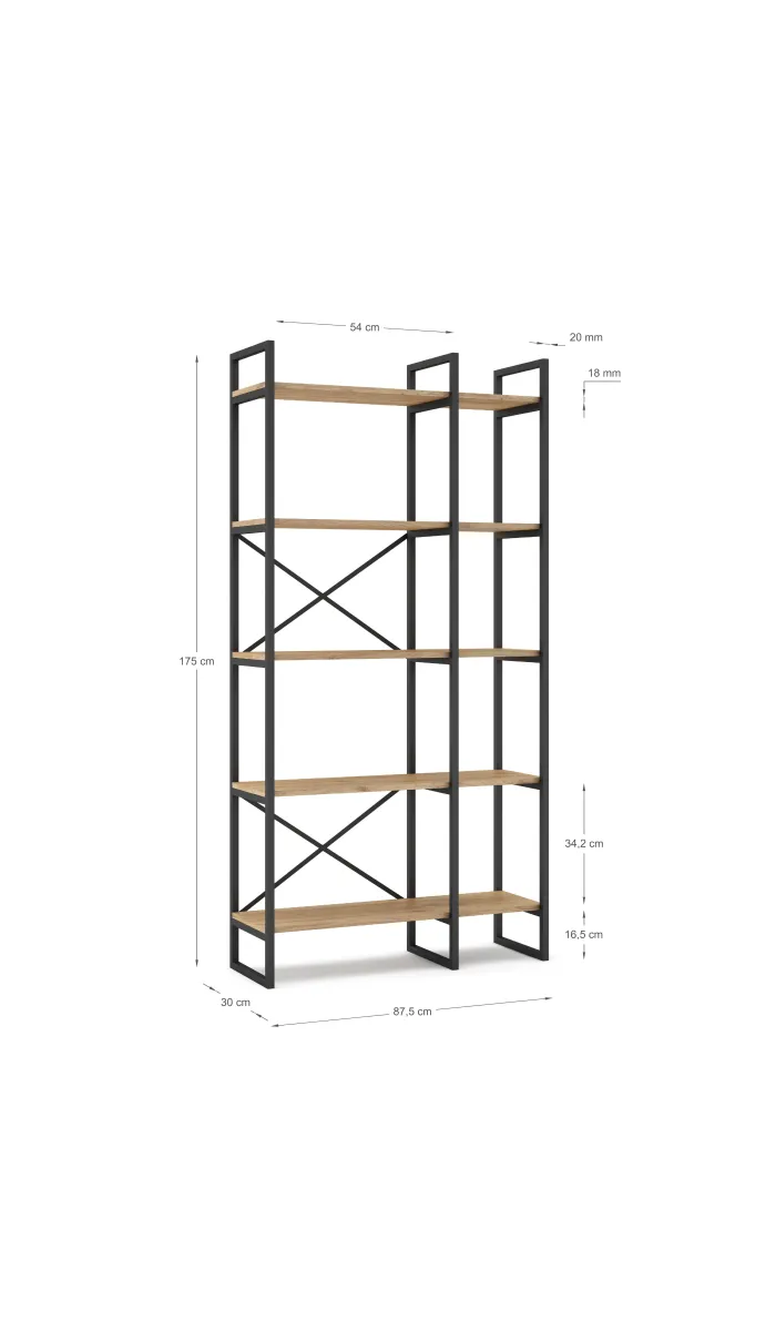 Prateleiras Amelia-58: design moderno e funcional para sua casa