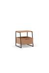 Cama de quarto confortável 1 terracota/preto finish, 45cm (largura) 50cm (alta) 40cm (floor)