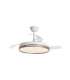 Ventilador de techo Mini Togo blanco/café 3 palas