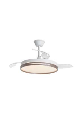 Ilumine seu espaço com estilo: Ventilador de teto elegante Mini Togo