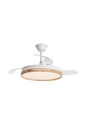 Ilumine seu espaço com estilo: Ventilador de teto elegante Mini Togo