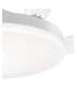 Ventilador Mini Malta 3 palas, blanco, 40x40x37 cm