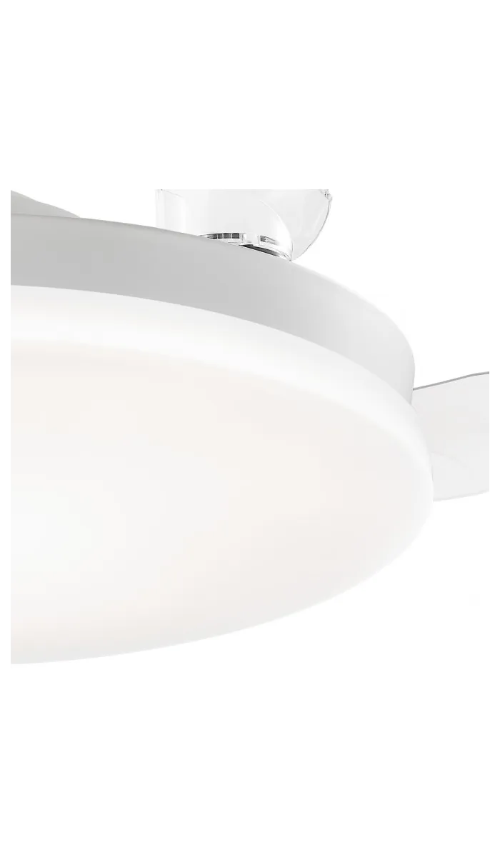 Ventilador Mini Malta 3 palas, blanco, 40x40x37 cm