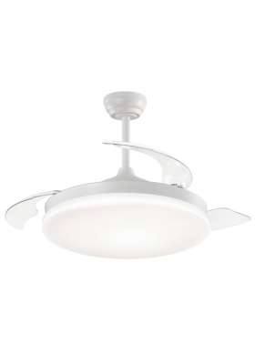 Ventilador Mini Malta 3 palas, blanco, 40x40x37 cm