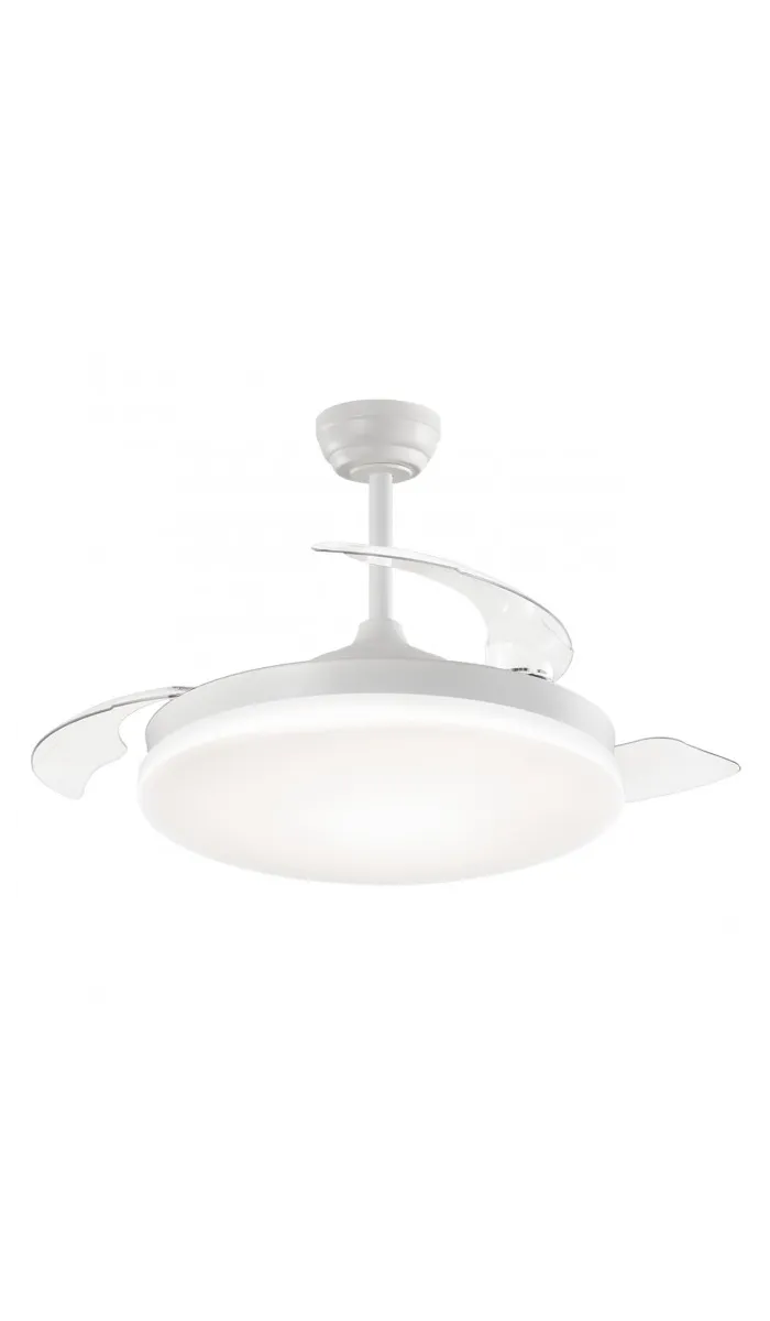 Ventilador Mini Malta 3 palas, blanco, 40x40x37 cm