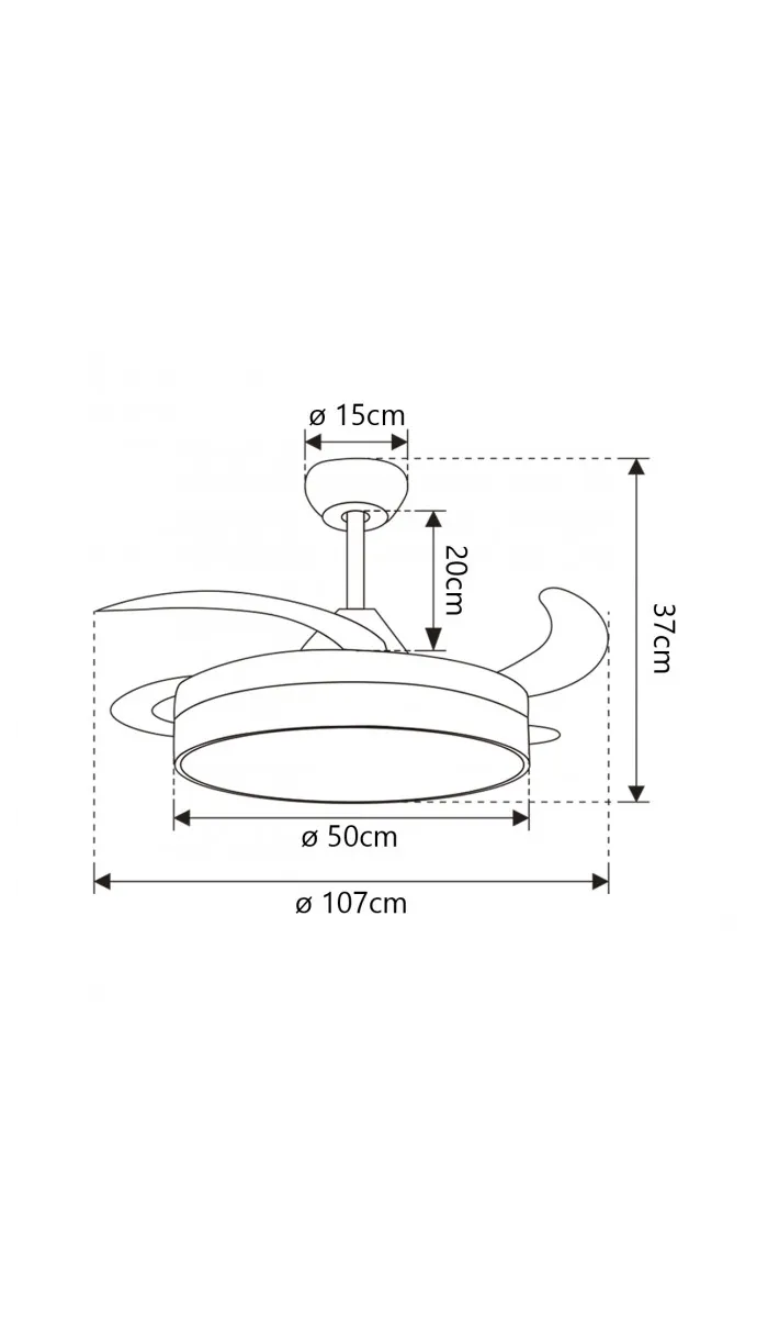 Buy Plafón de 30 cm modelo Mateo acabado cristal