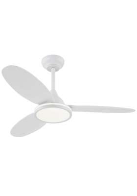 Ventilador de techo Mahon, 3 palas, blanco, 107cm