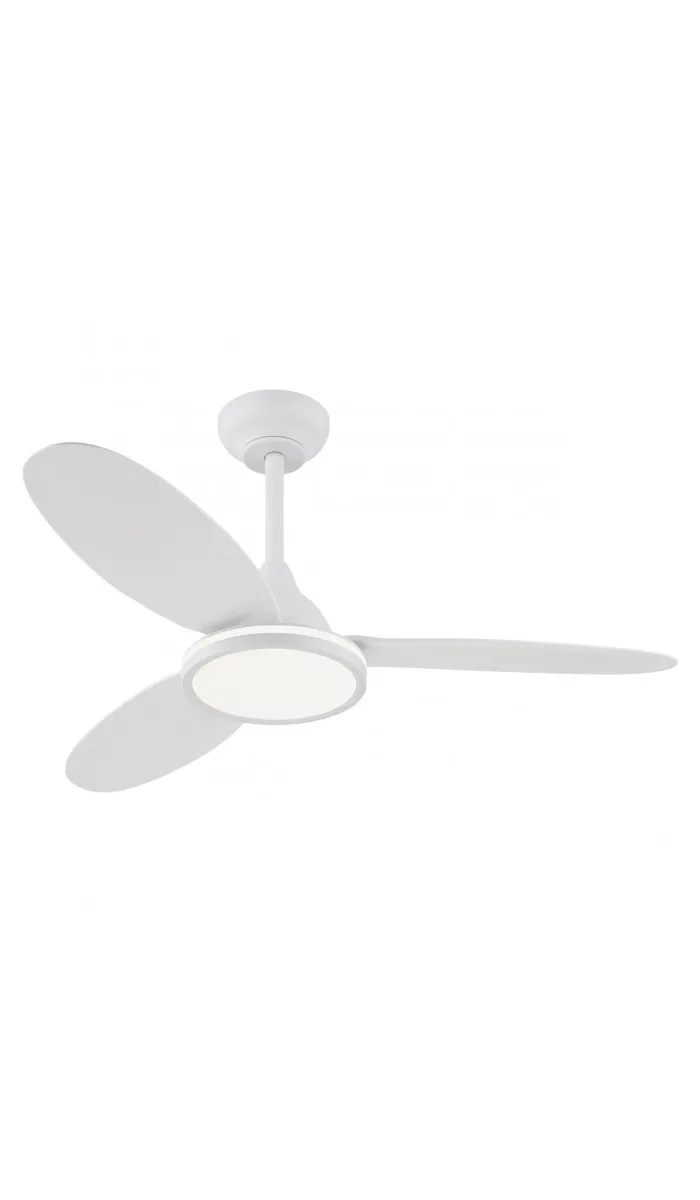Ventilador de techo Mahon, 3 palas, blanco, 107cm