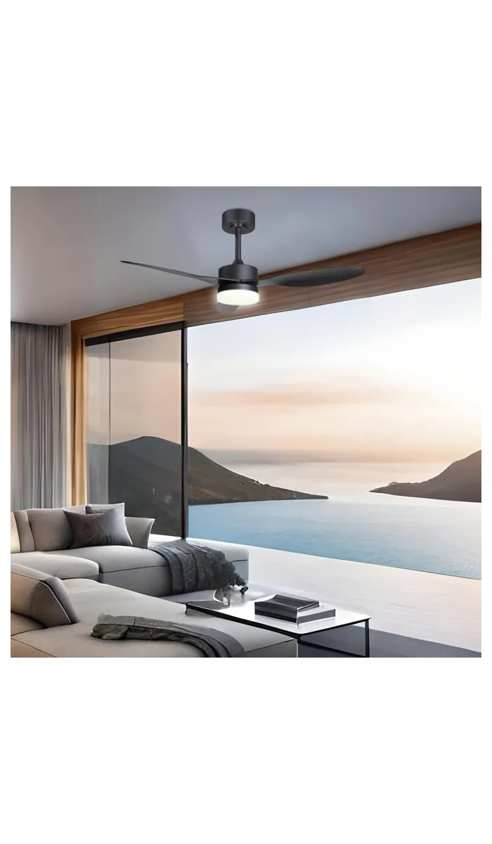 Ventilador de techo Vulcano, moderno y funcional.