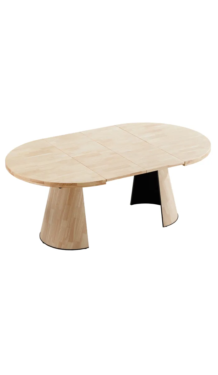 Mesa extensível Md-Kenia em carvalho, 120-200cm