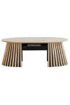 Centro de mesa elevable Grove terminar carvalho nordish/white. 120cm (largo) 60cm (largo) 45/60cm (alta).