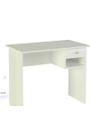 Escritorio Mate en acabado blanco con un cajón. 74 cm(alto)90 cm(ancho)50 cm(fondo)