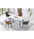 Mesa comedor Berna rectangular con diseño moderno y elegante