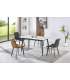 Buy MESA RECT. PAULA 180 CM NEGRO