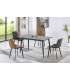 Mesa comedor Berna rectangular con diseño moderno y elegante