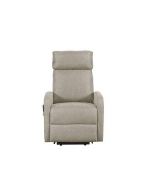 Sillón eléctrico levantapersonas beige 104x64x93 cm