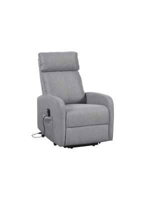 Sillón eléctrico levantapersonas gris, 104x64x93 cm