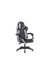 Sillón giratorio elevable gamer Master Red transpirable en negro, 115-125cm(alto) 66cm(ancho) 60cm(fondo).