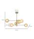 LAMPARA 5L MARELA CROMO 5 X 40W E-14