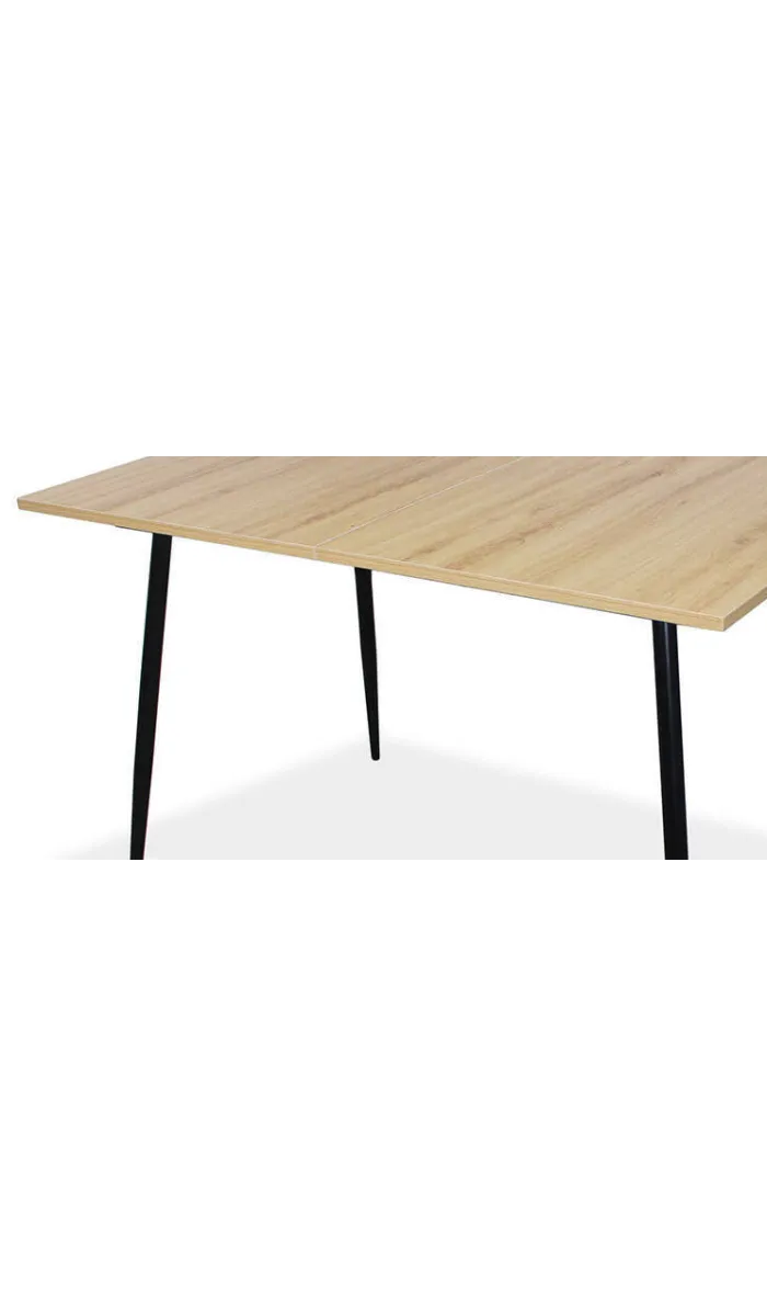 Mesa comedor extensible ideal para cualquier espacio, roble natural.