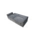 Sofá cama Cibeles tapizado en gris, cómodo y moderno