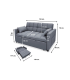Adec Sofa bed click clac model Fox grey fabric.