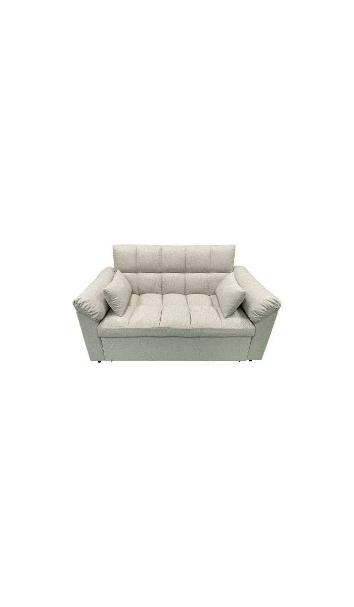 Adec Sofa bed click clac model Fox grey fabric.