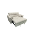 Adec Sofa bed click clac model Fox grey fabric.